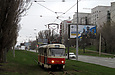 Tatra-T3SUCS #7191 20-го маршрута на улице Клочковской возле переулка Отакара Яроша