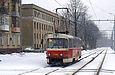 Tatra-T3SUCS #7196 8-го маршрута на улице Плехановской в районе Тарасовского переулка