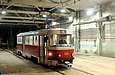 Tatra-T3SUCS #7240 в моечном комплексе Салтовского трамвайного депо