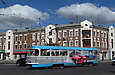 Tatra-T3SUCS #7240 27-го маршрута на улице Кирова на перекрестке с улицей Плехановской