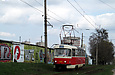 Tatra-T3SUCS #7282 27-го маршрута на улице Академика Павлова в районе Муромского переулка