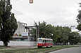 Tatra-T3M #8023 5-го маршрута на улице Морозова возле улицы Зерновой