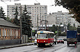 Tatra-T3M #8023 5-го маршрута на улице Полевой в районе улицы Плехановской