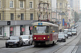 Tatra-T3M #8023 5-го маршрута на Московском проспекте в районе переулка Короленко