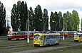 Tatra-T3M #8023 в открытом парке Салтовского трамвайного депо