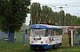Tatra-T3M #8023 выезжает из Салтовского трамвайного депо