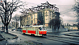 Tatra-T3M #8034 5-го маршрута на улице Плехановской в районе Власовского переулка