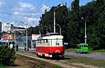 Tatra-T3M #8034 20-го маршрута на улице Клочковской в районе Дергачевского переулка