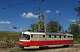 Tatra-T3M #8034 20-го маршрута разворачивается на конечной станции "Малая Даниловка"
