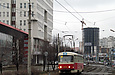 Tatra-T3M #8034 20-го маршрута на улице Клочковской в районе упраздненного Дергачевского переулка