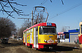 Tatra-T3M #8034 27-го маршрута на улице Героев Труда