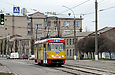 Tatra-T3M #8034 5-го маршрута на улице Конева в районе улицы Катерининской