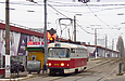 Tatra-T3M #8039 27-го маршрута на улице Академика Павлова возле перекрёстка с проспектом Юбилейным