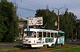Tatra-T3M #8040 20-го маршрута на улице Клочковской возле перекрестка с улицей Тобольской