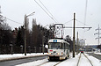 Tatra-T3M #8040 8-го маршрута на улице Морозова в районе улицы Дизельной