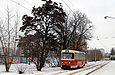 Tatra-T3M #8046 27-го маршрута на улице Академика Павлова в районе улицы Пешкова