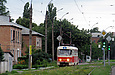 Tatra-T3M #8046 5-го маршрута на проспекте Героев Сталинграда возле улицы Аскольдовской