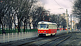 Tatra-T3M #8070 5-го маршрута на площади Восстания