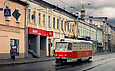 Tatra-T3M #8070 5-го маршрута на улице Полтавский Шлях в районе улицы Энгельса