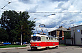 Tatra-T3M #8070 20-го маршрута поворачивает из Лосевского переулка на улицу Котлова