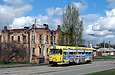 Tatra-T3M #8070 27-го маршрута на улице Академика Павлова следует по Корсиковскому мосту