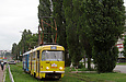 Tatra-T3M #8070-8073 26-го маршрута на улице Героев труда в районе улицы Тисовой