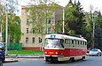 Tatra-T3M #8073 5-го маршрута на Плехановской улице в районе Сапельникова переулка