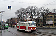 Tatra-T3M #8073 20-го маршрута на улице Октябрьской революции напротив улицы 1-й Конной Армии