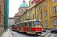 Tatra-T3M #8102 18-го маршрута на улице Křižovnická в Праге