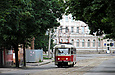 Tatra-T3M #8102 20-го маршрута на улице Котлова возле Клочковского переулка