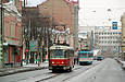 Tatra-T3M #8102 5-го маршрута на улице Полтавский Шлях