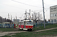 Tatra-T3M #8102 на проспекте Тракторостроителей возле Салтовского трамвайного депо