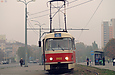 Tatra-T3M #8102 8-го маршрута на улице Плехановской около станции метро "Спортивная"