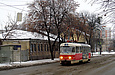Tatra-T3M #8102 8-го маршрута на улице Плехановской в районе улицы Полевой