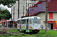 Tatra-T3M #8102 8-го маршрута на конечной "602 микрорайон"