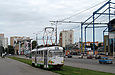 Tatra-T3M #8102 8-го маршрута на улице Плехановской возле станции метро "Спортивная"