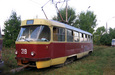Tatra-T3SU #219 16-А маршрута на конечной станции "Льва Толстого"