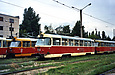Tatra-T3SU #240 в открытом парке Октябрьского трамвайного депо