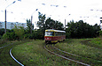 Tatra-T3SU #253 маршрута 16-А разворачивается на конечной станции "Льва Толстого"
