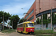 Tatra-T3SU #278 6-го маршрута на перекрестке Салтовского переулка и Салтовского шоссе