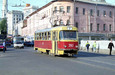 Tatra-T3SU #293 7-го маршрута на улице Университетской возле Рыбной площади