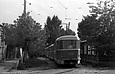Tatra-T3SU #293-294 7-го маршрута на улице Лютовской (конечная "Новоселовка")