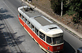 Tatra-T3SU #301 12-го маршрута на спуске Пассионарии