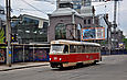 Tatra-T3SU #301 12-го маршрута на улице Тринклера в районе Сумского рынка
