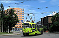 Tatra-T3SUCS #301 20-го маршрута поворачивает из Лосевского переулка на улицу Большую Панасовскую