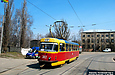 Tatra-T3SU #302 12-го в Лосевском переулке рядом с улицей Котлова