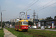 Tatra-T3SU #302 20-го маршрута на улице Клочковской возле Сосновой Горки