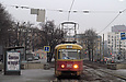 Tatra-T3SU #302 6-го маршрута на Московском проспекте напротив универмага "Харьков"