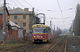 Tatra-T3SU #302 27-го маршрута на улице Академика Павлова между улицей Веринской и переулком Конюшенным