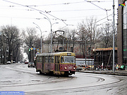Tatra-T3SU #302 12-го маршрута на улице Тринклера возле улицы Маяковского
